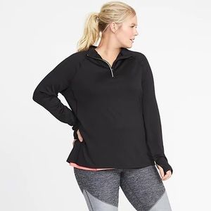 Old Navy Black 1/4 Zip Size XL